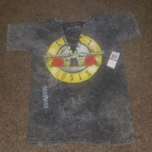 NWT Guns N Roses Lace Up Tee